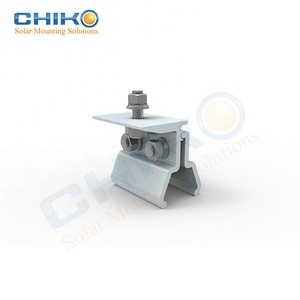 Système de montage solaire <span class=keywords><strong>CHIKO</strong></span> pour toiture en tôle/métal à joint debout 366 Pinces NO. Système de rail 43 rails, charge de vent 60 m/s, charge de neige 1,8 KN/M2 - Product Image 2