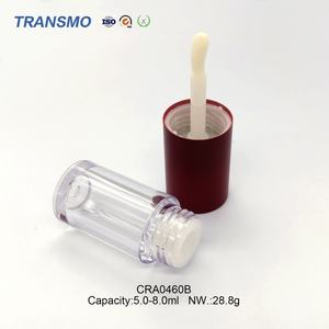 Tubes de gloss à lèvres vides personnalisés 5,0-8,0 ml, emballage cosmétique en plastique avec flacon correcteur et applicateur pour fard à joues - Product Image 4