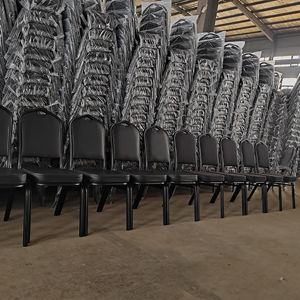 ขายส่งเชิงพาณิชย์ใช้เก้าอี้จัดงานปาร์ตี้ซ้อนผ้าเบาะฟองน้ําเก้าอี้จัดเลี้ยงสําหรับโรงแรม - Product Image 1