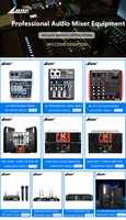 LANE Amplificateur de Puissance Audio Numérique Professionnel 4 Canaux Haute Qualité Meilleur Prix, Console de Mixage avec Amplificateur de Puissance