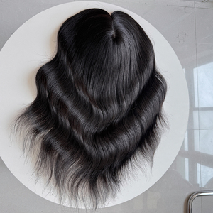 Listo para Enviar: Topper de Cabello Humano de Seda China de Color Natural, Doble Trama, 9x9 Pulgadas, Alta Densidad para Mujeres con Pérdida de Cabello - Product Image 2