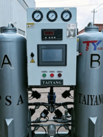 Generator Oksigen PSA HongBo 90% High Flow Skid Mounted Kapasitas 1-5000L/H Keamanan Tinggi untuk Pabrik Tungku Busur Listrik Logam Bekas