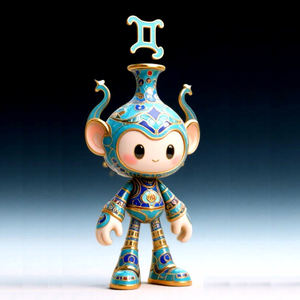 Immaterielle kulturelle Schöpfung Cloi sonne Const ellation Ornamente Wassermann - Product Image 1