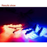 Feux d'urgence LED universels 12V/24V, synchronisables par câble, feux de remorque, feux de calandre pour voiture