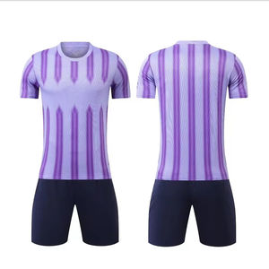 Penjualan laris kaus sepak bola pria musim panas setelan olahraga pemotongan otomatis kaus sepak bola tersublimasi cepat kering anti-bakteri bersirkulasi - Product Image 6