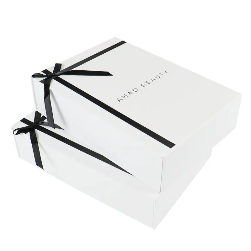 Crown Win embalaje de lujo ropa cajas móviles con cinta caja misteriosa favor de la boda juegos de regalo plegables magnéticos cajas de papel