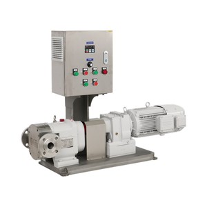 ระบบสูบจ่ายสารเคมีแบบดูดเองได้ ทนกรด สำหรับงานหนัก อุตสาหกรรม  วัสดุ SS304 สำหรับสารเคมี ตะกอน น้ำเสีย ปั๊มโรตารี่โลบ TLB12-5 - Product Image 2