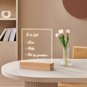 Lumière de nuit LED personnalisée en acrylique - Product Image 4
