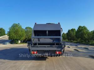 HOWO Compactor Camión de basura 8 metros cúbicos Capacidad 4x2 Motor manual Caja de cambios Fuente directa - Product Image 6