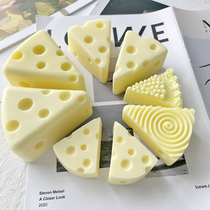 Moule en silicone 3D en forme de fromage pour gâteau au fromage 8D, mousse, chocolat, pâtisserie, dessert, plusieurs styles, moule à bougie - Product Image 4
