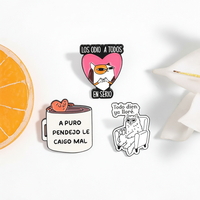 Ensemble de broches émaillées Chat Original, Badges Animaux Coquins, Cadeau de collection en métal irrégulier pour amis