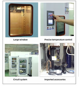 Estabilidade vertical complacente 150L do teste da unidade-70 ~ + 150 ℃ ± 0.2 °C do <span class=keywords><strong>UL</strong></span> para o envelhecimento médico do implante - Product Image 5