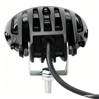 Projecteur de travail LED Ellipse 3,8 pouces 20W, lentille 4D, étanche IP68, 12-48V, lampe auxiliaire pour conduite tout-terrain, voiture, camion, chariot élévateur, engins