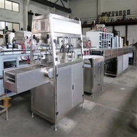 Machine d'enrobage automatique de chocolat à bas prix avec tunnel de refroidissement