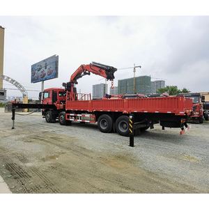 Prix d'usine Sinotruk Ho Wo 8x4 Camion-grue à flèche articulée pour le chargement et le déchargement de matériaux miniers et industriels - Product Image 6