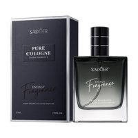 Parfum pour homme SADOER avec logo personnalisé ODM, Cologne au parfum boisé frais, longue tenue, rafraîchissant, éliminant les odeurs corporelles, 55 ml OEM