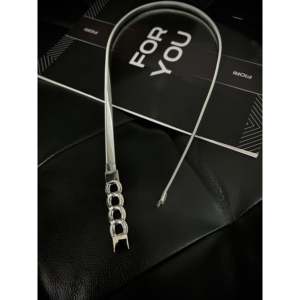 Fiori <b>Chain</b> <b>Belt</b> Stainless Steel Y2K Style Women's Metal <b>Belt</b> With Alloy Buckle For Fashion Outfits - Product Image 1