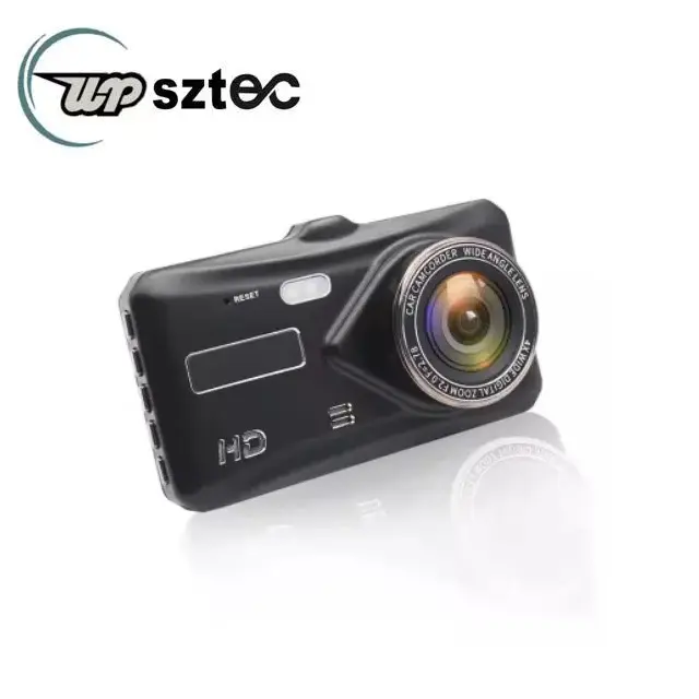 4.0 inch HD front and rear dual recording driving recorder car hard disk video recorder reversing image DVR 1080P
