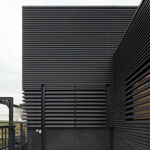 กรอบบานเกล็ดอลูมิเนียมราคาถูกอุปกรณ์ฮาร์ดแวร์พร้อมบล็อกวัสดุแม่เหล็ก - Product Image 6