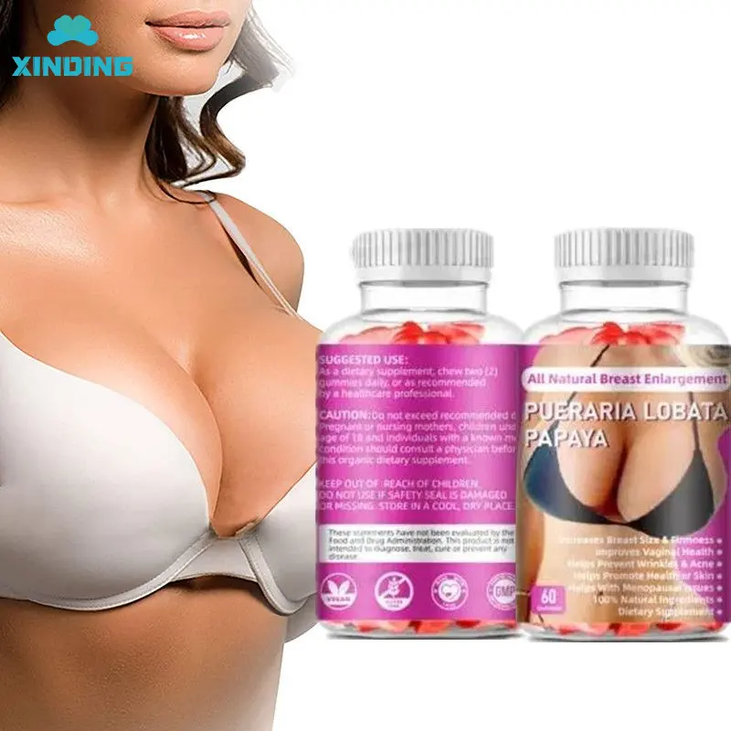 OEM/ODM Natural Breast Enlargement Gummies Women Breast Enlargement Lifting and Firming Capsules