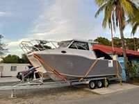Sea King Bateau en aluminium Bateau de pêche 8.8m 30ft Maison Bateau à vendre