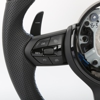 Volant de course en cuir noir avec marqueur bleu pour BMW G/F Chassis 1 2 3 4 5 X3 X4 X5 Ensemble complet de volant