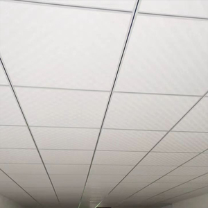 Thiết kế mới PVC thạch cao tấm Trần Vinyl tấm thạch cao nhiều lớp gạch PVC thạch cao trần đơn giản Pop trần thiết kế - Product Image 4