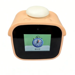 New develop Smart AI alarm <b>clock</b> AI voice dialog night light <b>white</b> noise for toddlers - Product Image 6