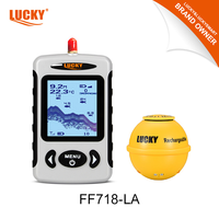 Chanceux FF718-LA jinhua fabricant portable détecteur de poissons sans fil sonar sondeur