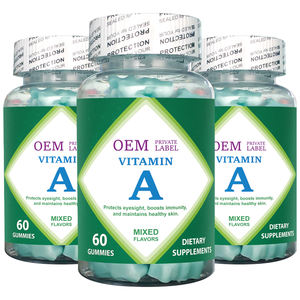 Nouveauté - Gummies à la vitamine A très vendus - Soutien à la <span class=keywords><strong>vision</strong></span> et à la santé de la peau - 60 gummies - OEM/ODM - Product Image 1