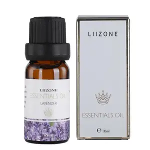 LIIZONE penjualan grosir 24 aroma penyebar parfum menggunakan 10ml Lavender mawar minyak esensial Set Fair Trade 100% minyak esensial murni