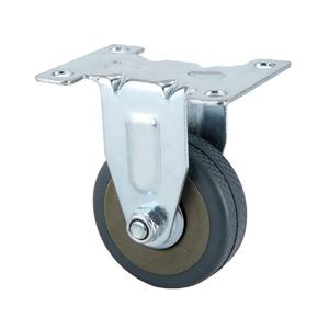 Chariot à roulettes grill noir/gris en <span class=keywords><strong>PVC</strong></span>/caoutchouc avec tige filetée, 1/2/<span class=keywords><strong>3</strong></span>/4/5 pouces - Product Image 6