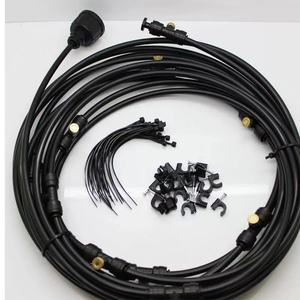 Système de refroidissement par atomisation extérieur 18m avec 26 buses de pulvérisation, commande manuelle pour l'irrigation des jardins - Product Image 5