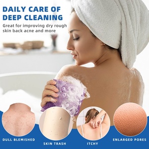 Nouvel Arrivage : Éponge Exfoliante Africaine Durable en Filet pour Tous Types de Peau, Visage et Corps, Usage Quotidien avec Sangle - Product Image 2