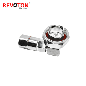 <span class=keywords><strong>Connecteur</strong></span> RF 7/16 DIN mâle à angle droit, à sertir, pour câble coaxial d'alimentation 1/2 pouce 1-2 - Product Image 4