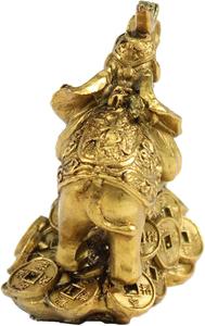 Feng Shui 3" Money <strong>Elephant</strong> Figurine Wealth Lucky Figurine <strong>Gift</strong> &amp; Home Decor - Product Image 2