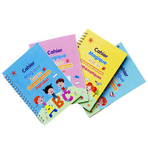 Calligrafia e calligrafia riutilizzabili pratica inglese francese Copybook per bambini dai 3 ai 5 anni per libri di tracciamento di <span class=keywords><strong>lettere</strong></span> magiche - Product Image 1
