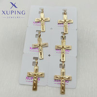 XUPING Bijoux en gros, pendentif homme croix de Jésus, style hip-hop, tendance, pour rappeurs