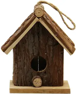 2023 Новое поступление, легко моется, прочная простая Естественная вентиляция, уличный деревянный домик для птиц