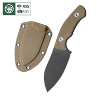 Couteau tactique de chasse multifonctionnel à lame fixe, idéal pour la chasse et le camping, personnalisable OEM, avec un excellent étui – Vente chaude
