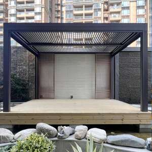 Pérgola Moderna Minimalista de Aluminio, Diseño de Marco Estrecho para <span class=keywords><strong>Terraza</strong></span> en Azotea y Balcón - Product Image 5