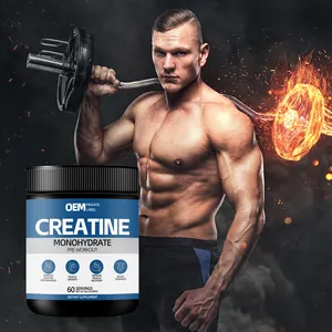 Factory Supply High Quality Creatine Monohydrate Fast Muscle Building High Purity Creatine Fitness Sports Creatine Powder