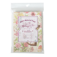 113 Pièces Échantillon Données Ancienne Fleur Souvenirs Série Vintage Plantes Journal Décoratif Source Matériel en 4 Options