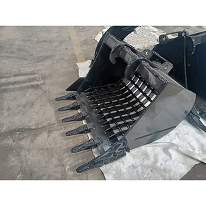 XZFE Nieuwe Skeletbak voor <span class=keywords><strong>Bobcat</strong></span> E35 E26 Graafmachine Sorteerbakken Skeletbak met Tanden - Product Image 4