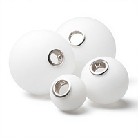 Abat-jour en verre givré soufflé à la main personnalisé G9/E14/E27 pour lustre et luminaire suspendu