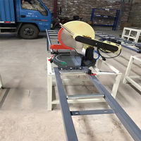 Sierra de mesa giratoria 305, sierra de doble inglete, máquina circular para fabricación de ventanas y puertas de aluminio