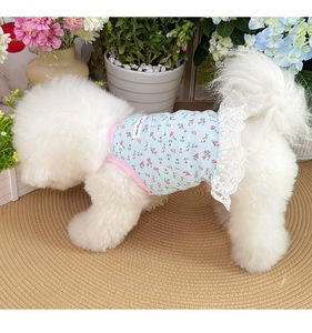 Accesorios para Mascotas, Ropa <span class=keywords><strong>de</strong></span> Verano para Perros y Gatos <span class=keywords><strong>Pequeños</strong></span>, Vestido con Tirantes <span class=keywords><strong>de</strong></span> Alta Elasticidad y Transpirabilidad, Estilo Japonés y Coreano - Product Image 4