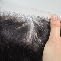 Nouvelle conception 2026 : Mini perruque en cheveux vierges, blond européen, avec base en soie, fermeture Lace Front/Full Lace