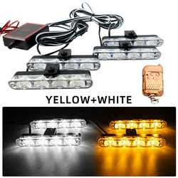 16 LED blanc + jaune