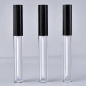 Personalised Empty Luxury White And Gold Lipgloss Tubes 2024